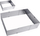 Formë pjekje e rregullueshme pa firmë, 24–46x20–38 cm, çelik inox, ngjyrë argjendtë