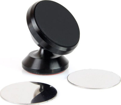 Mbajtëse magnetike telefoni për makinë AMiO 02054, universale, e zezë