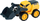 Buldozer lodër Theo Klein Volvo Power Wheel Loader, shkalla 1:24, plastikë rezistente, i verdhë