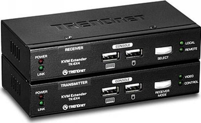 Kit zgjatës KVM TRENDnet TK-EX4, USB, VGA, 100m
