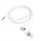 Kufje me kabllo Hoco M107, in ear, jack 3.5 mm, të bardha