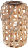 Fener dekorativ PROGARDEN Wooden Candle Lantern KO-435103010, 47 cm, dru, ngjyrë natyrale