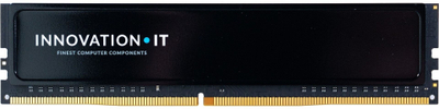 РАМ меморија Innovation IT 32GB Kit 2x16GB, DDR4 3200MHz, CL16, црна