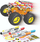 Set ndërtimi Hot Wheels Maker Kitz, pjesë plastike, markerë, ngjyra të ndryshme