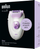 Епилатор Braun Silk-épil 3 3-000, со кабел, 2 брзини, бело-виолетов