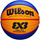 Top basketbolli Wilson FIBA 3X3 Game Ball WTB0533XB, material sintetik, i verdhë