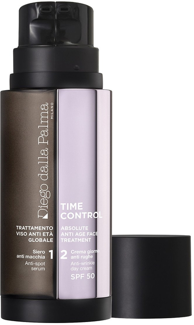 Set serum dhe krem fytyre Diego Dalla Palma Time Control, Anti Spot, SPF50, kundër rrudhave