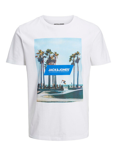 Maicë JACK&JONES JJGEM Regular Fit, e bardhë