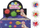 Top antistres Mega Creative Squish Ball, 8cm, transparent, shumëngjyrësh