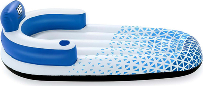 Dyshek uji Bestway Hydro Force Indigo Wave, me mbështetëse, me mbajtëse gote, blu