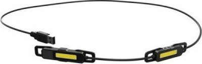 Dritë beli Nitecore për jashtë, 400 lumene, USB, e zezë