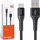 Kabllo USB Type C Mcdodo Fast Short, QC 4.0, 20cm, e zezë