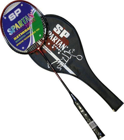 Raketë badminton Spartan Tango, alumin dhe grafit, me çantë, shumëngjyrëshe