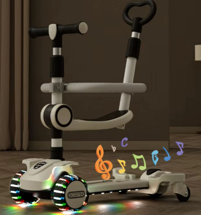 Trotinet multifunksional Baby Center Melandi QY-K06, i hirtë