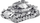 Puzzle metalik 3D Piececool Tank IV, model Panzer IV, 8.5cm, argjendtë