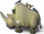 Puzzle 3D Eugy Rhino, 24 pjesë, lodër edukative, shumëngjyrësh
