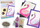Set kreativ DIY me sekuinë dhe gjilpëra Flamingo, kornizë dekorative, shumëngjyrësh