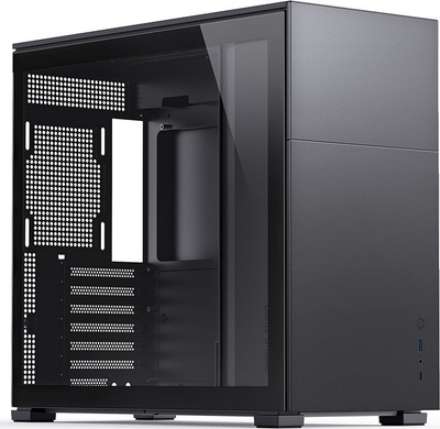 Kase kompjuteri Jonsbo D41, Micro ATX, xham i temperuar, e zezë