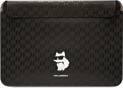 Husë laptopi Karl Lagerfeld Sleeve KLCS16SAKHPCK, 16\", lëkurë eko Saffiano, e zezë