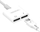 Адаптер USB C Somostel SMS-BZ06, 2 порти USB C, аудио и полнење, бел
