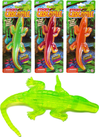 Lodër krokodil elastike Gel Crocodile MIX, e vogël, me ngjyra të përziera