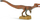 Lodër figurë Collecta Dinozaur Scirumimus 004-88811, kafe