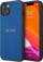 Kapak telefoni Guess Saffiano Metal Logo, për iPhone 13 Mini, mbyllje e plotë, blu
