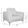 Kolltuk KENZIE, PU, 89×81×81 cm (HM3121.12), bardhë