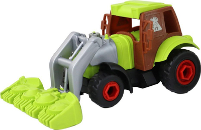Set lodrash bujqësore Brimarex DIY, automjete për montim çmontim, 14 x 8 cm, jeshile