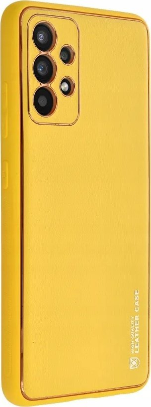 Futera LEATHER për Samsung Galaxy A15 5G, lëkurë sintetike, shumë e hollë, e zezë