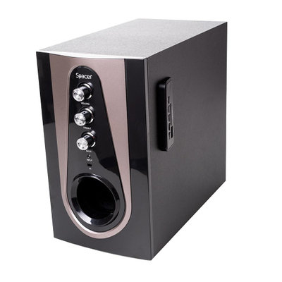 Звучни кутии Spacer 2.1, 30W RMS, Bluetooth USB FM, црни