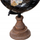 Glob dekorativ Atmosphera Interior Designer, 32cm, metal dhe dru pishe, i zi