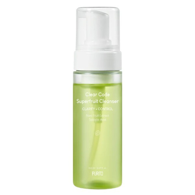 Shkumë pastruese fytyre Purito Clear Code Superfruit, 150 ml