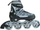 Patina inline Spartan Easy Liner, të rregullueshme, nr. 31-34, gri me të zezë