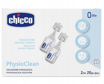 Solucion fiziologjik izotonik PhysioClean, 20 ampula nga 2 ml