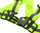 Jeletë reflektuese Sports Equipment AG590, universale, për motor dhe biçikletë, jeshile