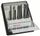 Set sharra orbitale Bosch, 10 copë, për dru, gri