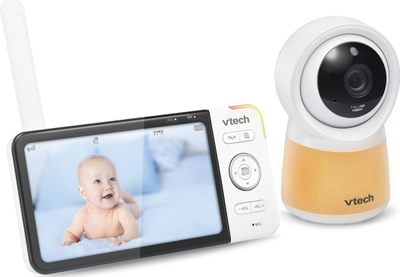 Бебифон Втек RM-5754HD, екран 5\", видео, бел