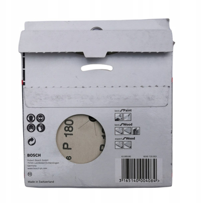 Disqe lëmimi Bosch Wood, 125mm, set 10 copë, grimca të përziera