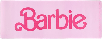 Mousepad Paladone Barbie i madh, 80x30cm, me bazë gome kundër rrëshqitjes, rozë