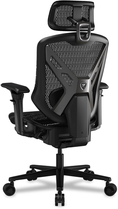 Karrige gaming Cougar Speeder, me lëkundje, me jastëk për kokën, e zezë