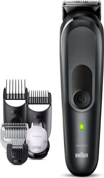 Makine prerëse trupi Braun All-in-One Series 7 MGK7491, 17 në 1, pa kabllo, gri me të zezë