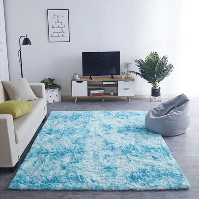 Tapet Strado Ombre Shaggy, 160x200 cm, 3.5 cm trashësi, blu ombre e çelët