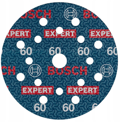 Disqe llëmimi Bosch Expert O780, 125mm, granulim 60, set 50 copë