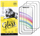 Xham mbrojtës Unipha 9D për iPhone 12 Mini 5.4", fortësi 9H, me kornizë të zezë