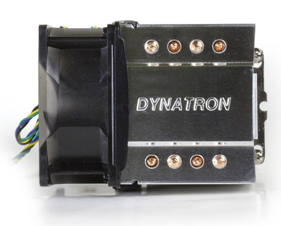Ftohës CPU Dynatron R27, ventilator 80mm, 2 ball bearing, i zi