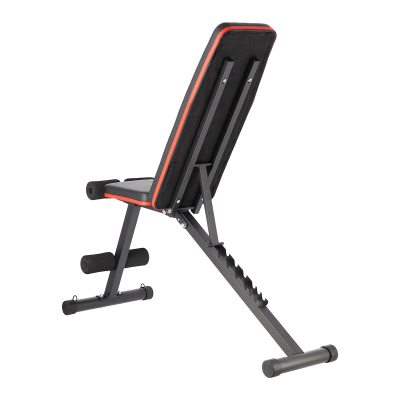 Stol fitnesi HMS LS1203, i rregullçëm, 100 kg, i zi