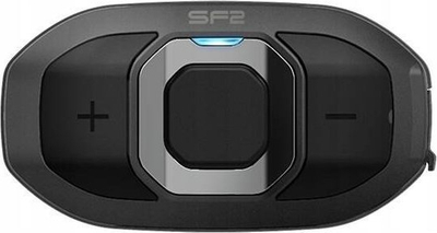 Sistem komunikimi për motor Sena SF2, intercom 800 m, Bluetooth, i zi