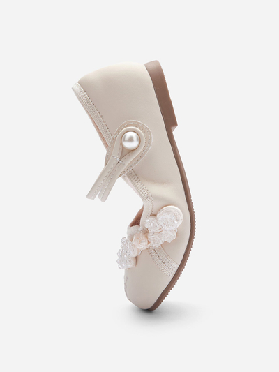 Balerina Pearl Blossom Mary Janes