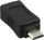 Adapter USB InLine 31602, microUSB në miniUSB, i zi